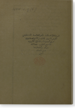 Шарх Мухаммад ан-Навави 'аля Ахсар Манасик аш-Шейх аль-Хатиб / شرح الشيخ محمد نووي الجاوي على أخصر مناسك الشيخ الخطيب